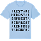 Blue Soul t-shirt med Frestaren ordlek t-shirt