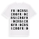 Fridensberg ordlek t-shirt