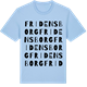 Blue Soul t-shirt med Fridensborg ordlek t-shirt