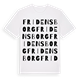 Fridensborg ordlek t-shirt