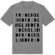 Mid Heather Gray t-shirt med Fridenslund ordlek t-shirt