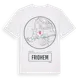White t-shirt med Fridhem t-shirt
