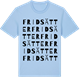 Blue Soul t-shirt med Fridsätter ordlek t-shirt