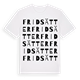 Fridsätter ordlek t-shirt
