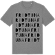 Mid Heather Gray t-shirt med Fridtuna ordlek t-shirt