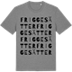 Mid Heather Gray t-shirt med Friggesätter ordlek t-shirt