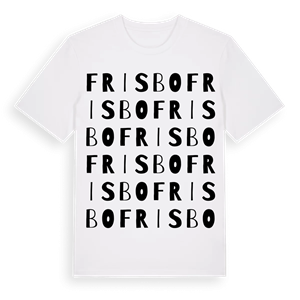 Frisbo ordlek t-shirt – ekologisk bomull t-shirt från Pinshirt