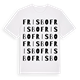 Frisbo ordlek t-shirt