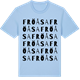 Blue Soul t-shirt med Fröåsa ordlek t-shirt