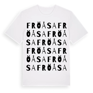 Fröåsa ordlek t-shirt – ekologisk bomull t-shirt från Pinshirt