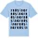 Blue Soul t-shirt med Frösäng ordlek t-shirt