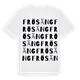 Frösäng ordlek t-shirt