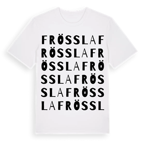 Frössla ordlek t-shirt – ekologisk bomull t-shirt från Pinshirt