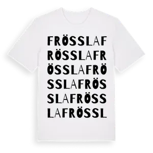 Frössla ordlek t-shirt – ekologisk bomull t-shirt från Pinshirt