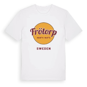 Frötorp cirkel t-shirt – ekologisk bomull t-shirt från Pinshirt