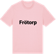 Pink Cotton t-shirt med Frötorp fetstil t-shirt