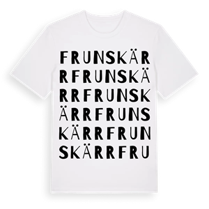 Fruns kärr ordlek t-shirt – ekologisk bomull t-shirt från Pinshirt