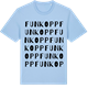 Blue Soul t-shirt med Funkopp ordlek t-shirt