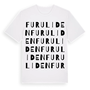 Furuliden ordlek t-shirt – ekologisk bomull t-shirt från Pinshirt