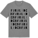 Mid Heather Gray t-shirt med Furuliden ordlek t-shirt