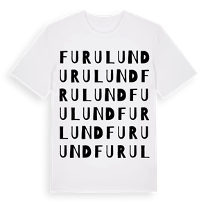 Furulund ordlek t-shirt – ekologisk bomull t-shirt från Pinshirt