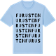 Blue Soul t-shirt med Furusten ordlek t-shirt