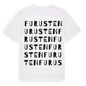 Furusten ordlek t-shirt – ekologisk bomull t-shirt från Pinshirt
