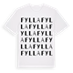 Fylla ordlek t-shirt