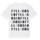 Fyllingsbo ordlek t-shirt