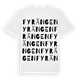 Fyrängen ordlek t-shirt