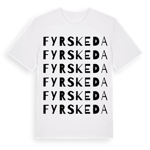 Fyrskeda ordlek t-shirt – ekologisk bomull t-shirt från Pinshirt