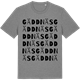 Mid Heather Gray t-shirt med Gäddnäs ordlek t-shirt