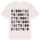 Vintage White t-shirt med Gäddnäset ordlek t-shirt