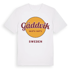 Gäddvik cirkel t-shirt – ekologisk bomull t-shirt från Pinshirt