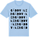 Blue Soul t-shirt med Gäddviken ordlek t-shirt