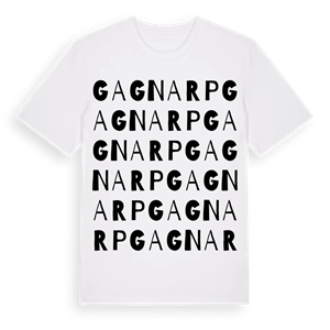 Gagnarp ordlek t-shirt – ekologisk bomull t-shirt från Pinshirt