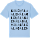 Blue Soul t-shirt med Gålemåla ordlek t-shirt