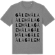 Mid Heather Gray t-shirt med Gålemåla ordlek t-shirt