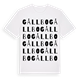 White t-shirt med Gållbo ordlek t-shirt