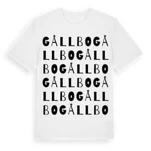 Gållbo ordlek t-shirt – ekologisk bomull t-shirt från Pinshirt