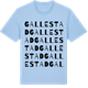 Blue Soul t-shirt med Gallestad ordlek t-shirt