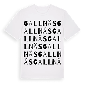 Gallnäs ordlek t-shirt – ekologisk bomull t-shirt från Pinshirt