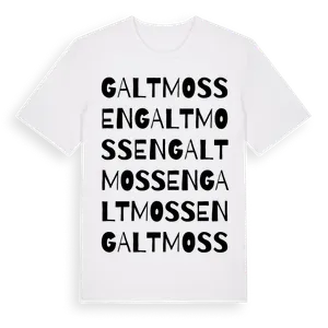 Galtmossen ordlek t-shirt – ekologisk bomull t-shirt från Pinshirt