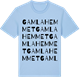 Blue Soul t-shirt med Gamla Hemmet ordlek t-shirt