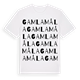 Gamla Måla ordlek t-shirt