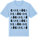 Blue Soul t-shirt med Gamla Ö ordlek t-shirt