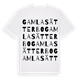 White t-shirt med Gamla Sätterbo ordlek t-shirt