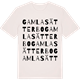 Vintage White t-shirt med Gamla Sätterbo ordlek t-shirt