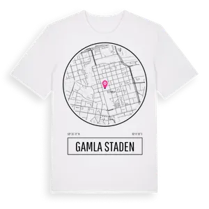 Gamla Staden t-shirt – ekologisk bomull t-shirt från Pinshirt