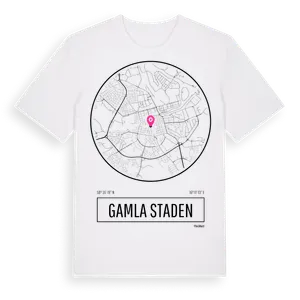 Gamla Staden t-shirt – ekologisk bomull t-shirt från Pinshirt